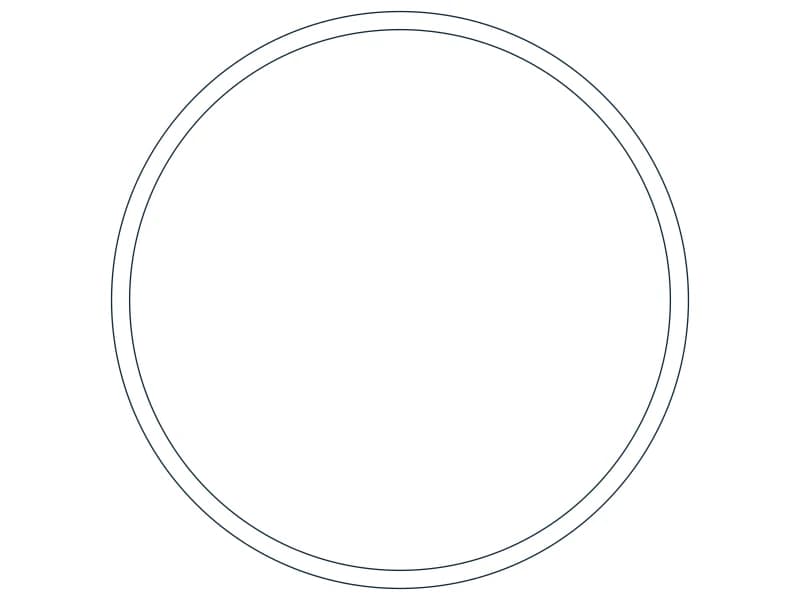 HSS6.000X0.188 Steel Section CAD block — line drawing preview of the DWG file