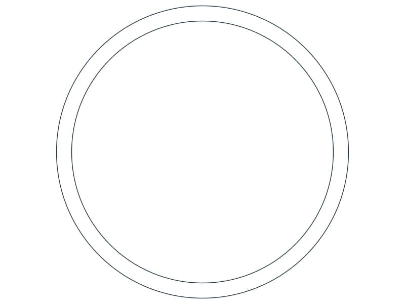 HSS6.000X0.312 Steel Section CAD block — line drawing preview of the DWG file
