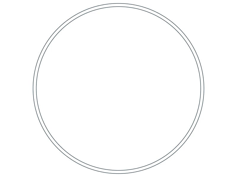 HSS6.625X0.125 Steel Section CAD block — line drawing preview of the DWG file