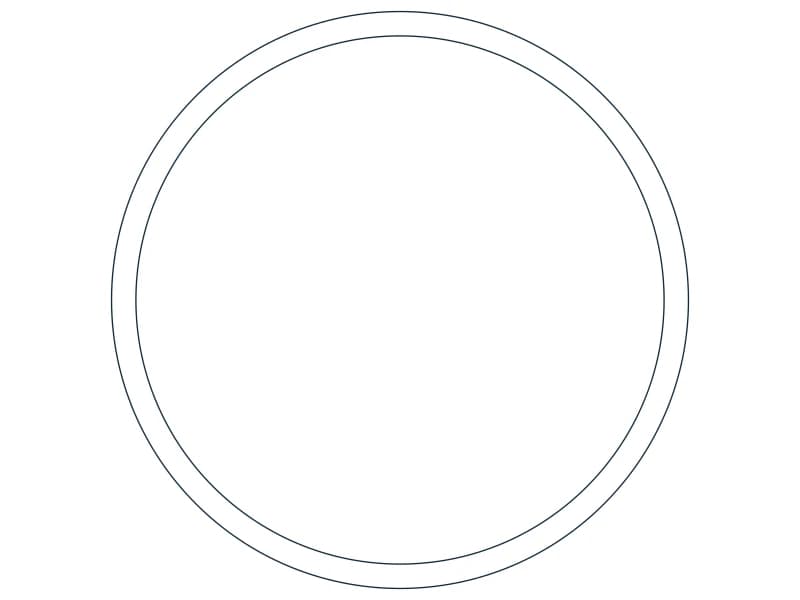 HSS6.625X0.280 Steel Section CAD block — line drawing preview of the DWG file