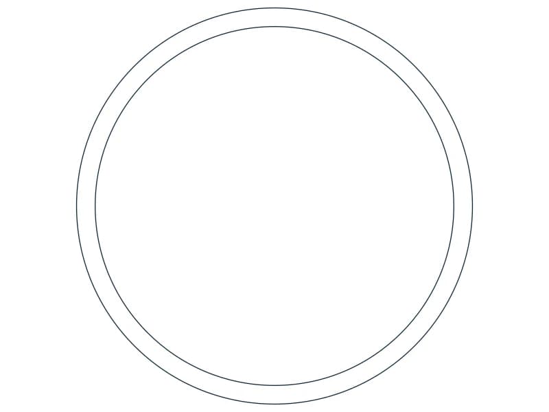 HSS6.625X0.312 Steel Section CAD block — line drawing preview of the DWG file