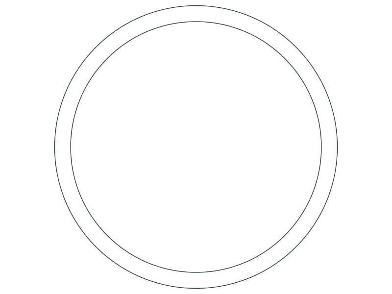 HSS6.625X0.375 Steel Section CAD block — line drawing preview of the DWG file