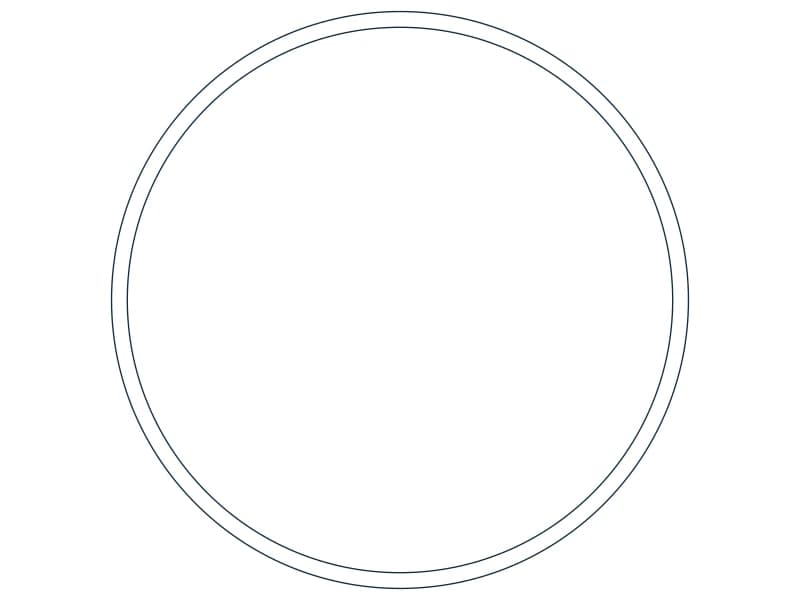 HSS6.875X0.188 Steel Section CAD block — line drawing preview of the DWG file