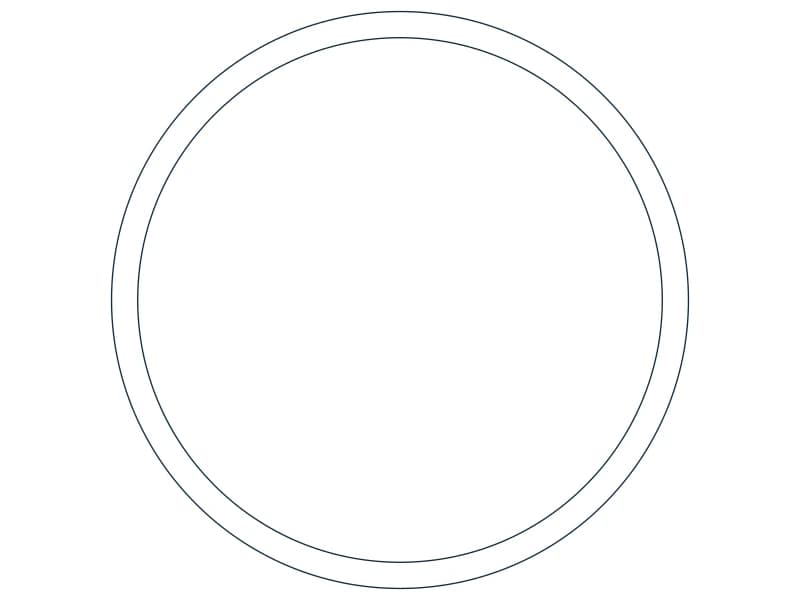 HSS6.875X0.312 Steel Section CAD block — line drawing preview of the DWG file