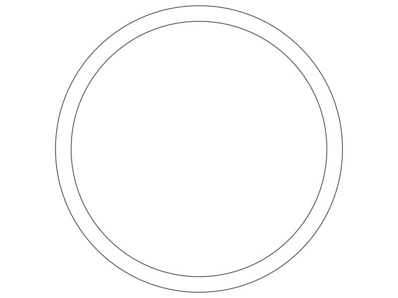 HSS6.875X0.375 Steel Section CAD block — line drawing preview of the DWG file