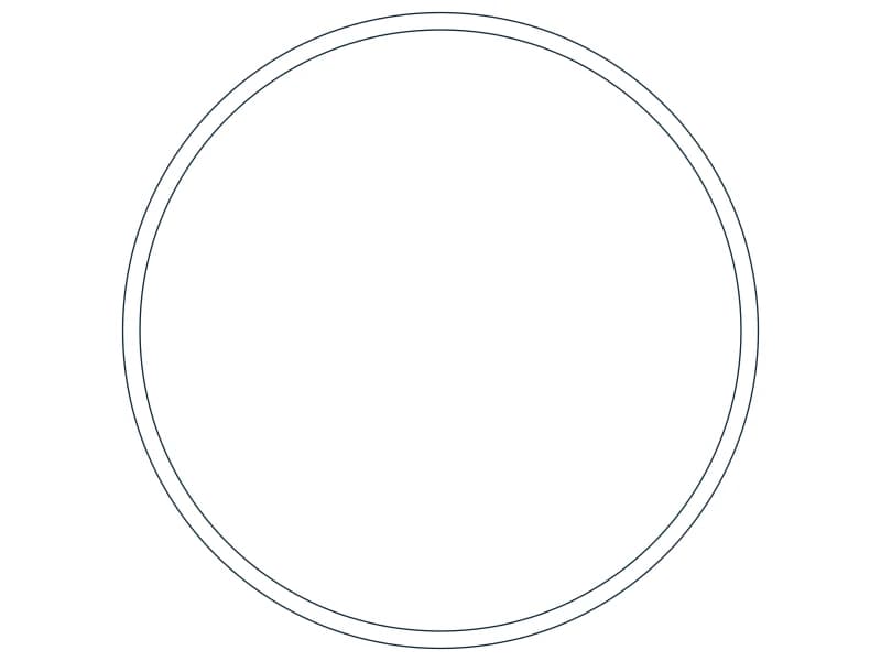 HSS7.000X0.188 Steel Section CAD block — line drawing preview of the DWG file