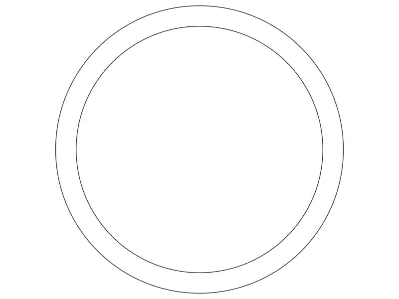 HSS7.000X0.500 Steel Section CAD block — line drawing preview of the DWG file