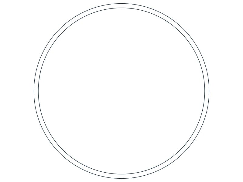 HSS7.500X0.188 Steel Section CAD block — line drawing preview of the DWG file