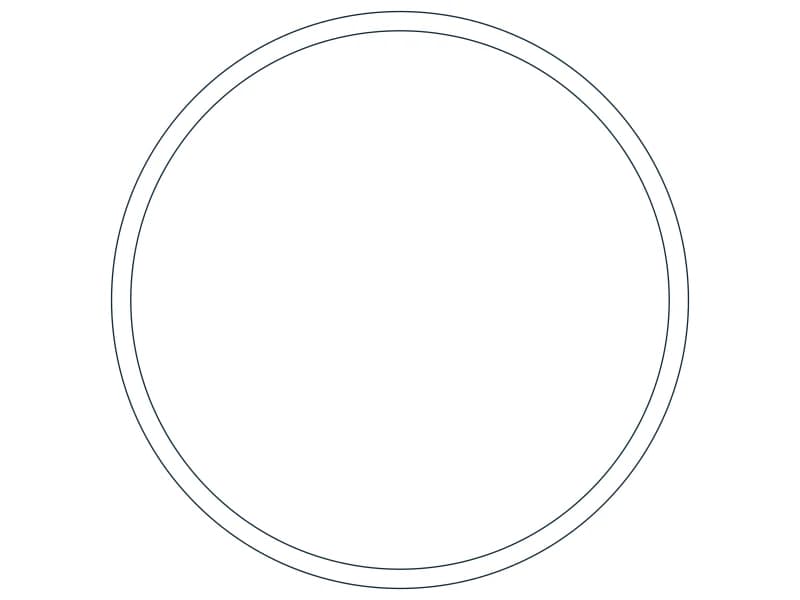 HSS7.500X0.250 Steel Section CAD block — line drawing preview of the DWG file