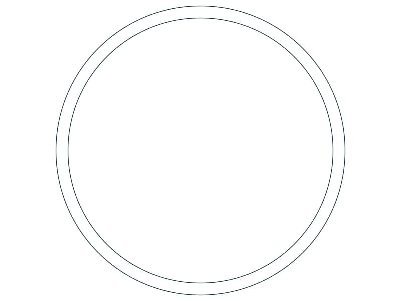 HSS7.500X0.312 Steel Section CAD block — line drawing preview of the DWG file