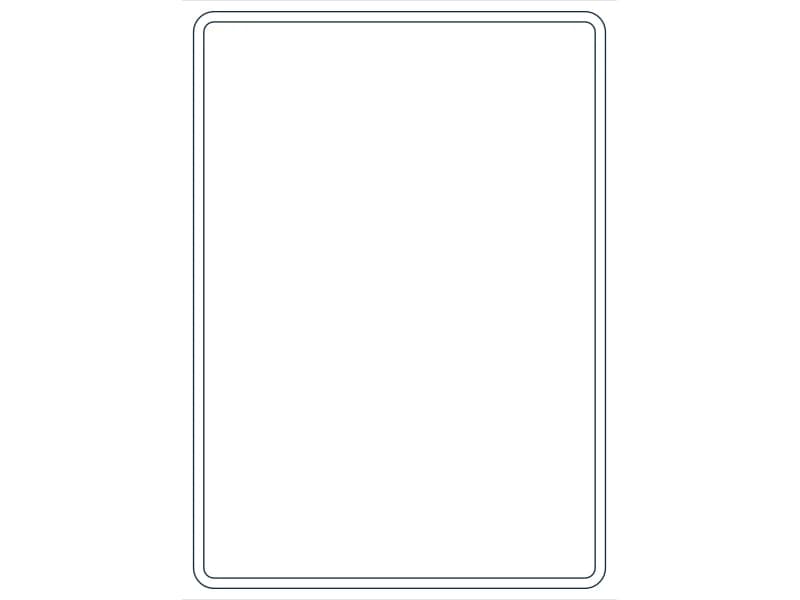 كتلة CAD قطاع فولاذي HSS7X5X1/8 — معاينة رسم خطي لملف DWG