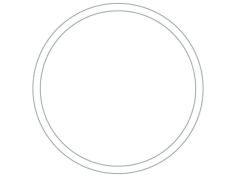 HSS8.625X0.375 Steel Section CAD block — line drawing preview of the DWG file