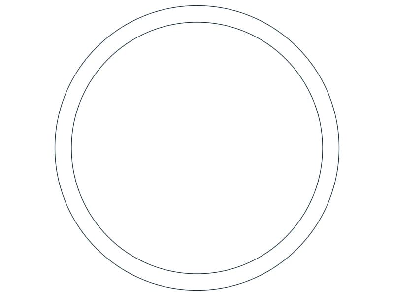 HSS8.625X0.500 Steel Section CAD block — line drawing preview of the DWG file