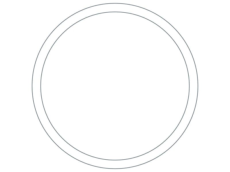 HSS9.625X0.500 Steel Section CAD block — line drawing preview of the DWG file