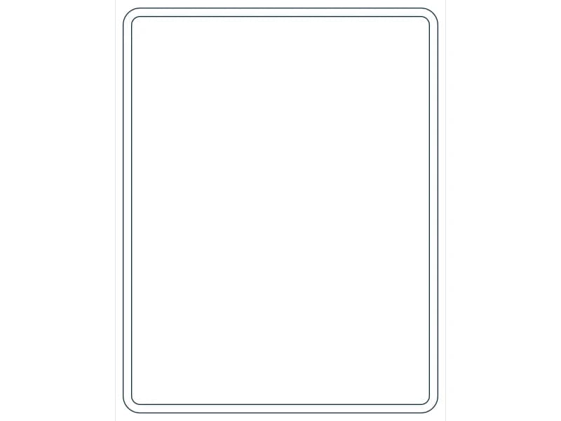 كتلة CAD مقطع فولاذي HSS9X7X3/16 — معاينة رسم خطي لملف DWG