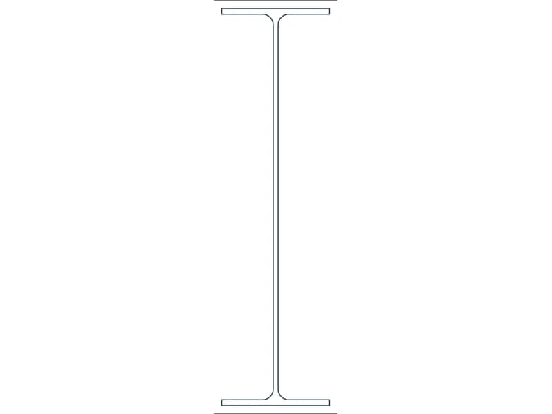 M12X10 Steel Section CAD block — line drawing preview of the DWG file