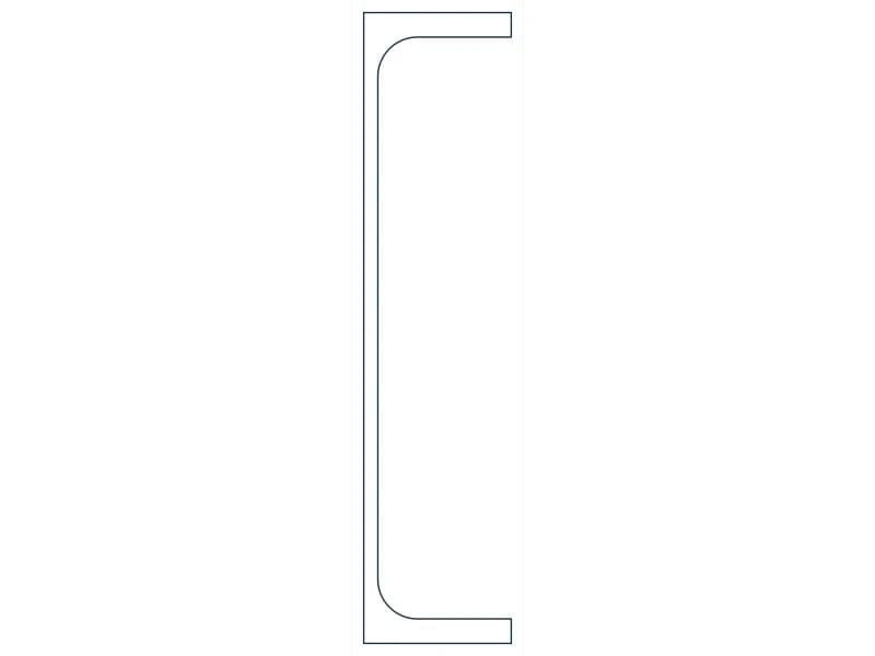 MC8X8.5 Steel Section CAD block — line drawing preview of the DWG file