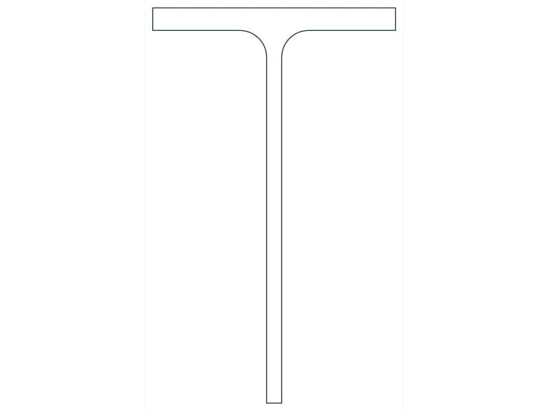 MT3X2.2 Steel Section CAD block — line drawing preview of the DWG file