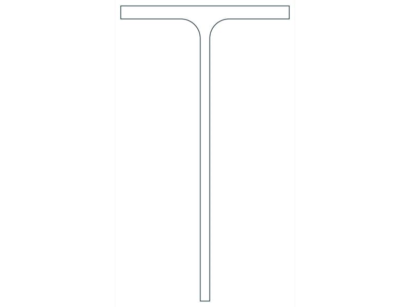 MT4X3.1 Steel Section CAD block — line drawing preview of the DWG file