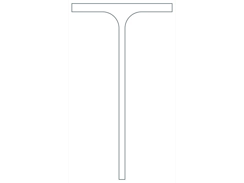 MT4X3.25 Steel Section CAD block — line drawing preview of the DWG file
