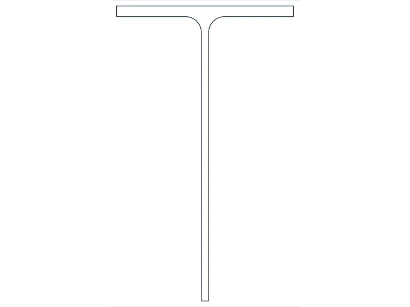 MT6.25X6.2 Steel Section CAD block — line drawing preview of the DWG file
