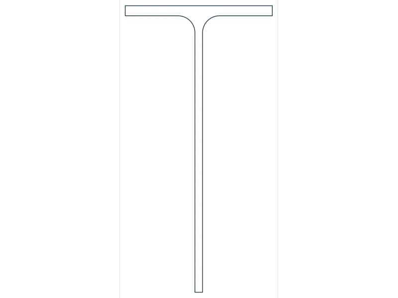 MT6X5.4 Steel Section CAD block — line drawing preview of the DWG file