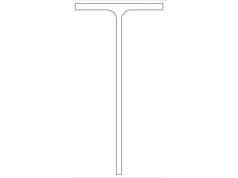 MT6X5.9 Steel Section CAD block — line drawing preview of the DWG file