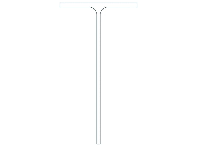 MT6X5 Steel Section CAD block — line drawing preview of the DWG file