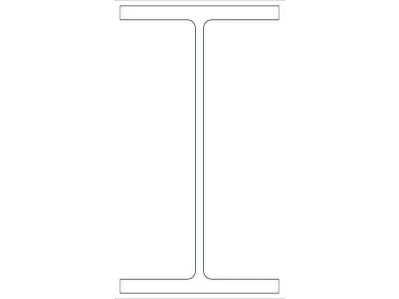 W10X30 Steel Section CAD block — line drawing preview of the DWG file