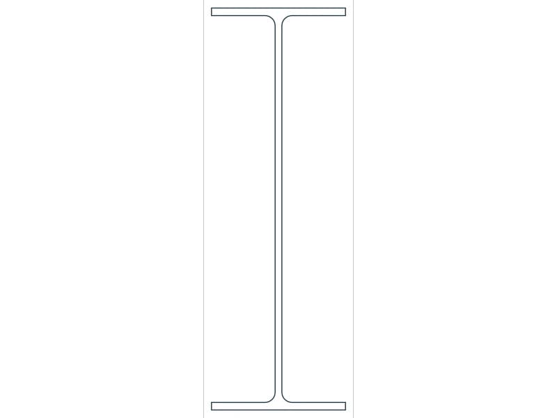 W12X14 Steel Section CAD block — line drawing preview of the DWG file