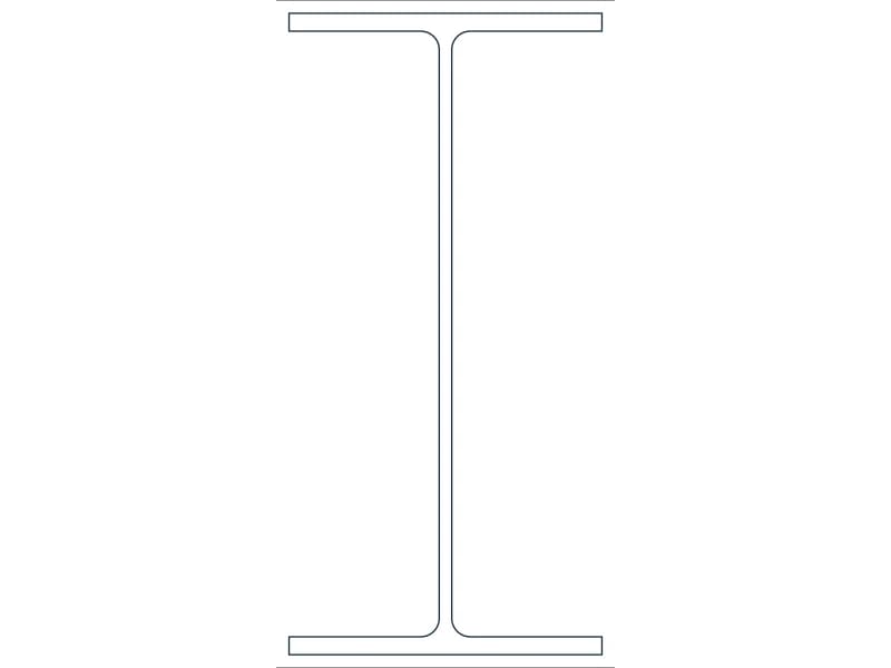 W14X30 Steel Section CAD block — line drawing preview of the DWG file