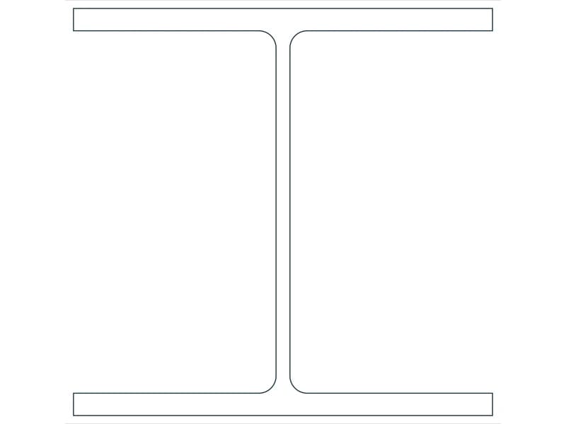 W14X99 Steel Section CAD block — line drawing preview of the DWG file