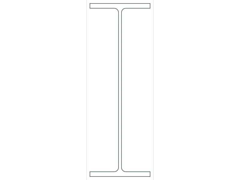W16X31 Steel Section CAD block — line drawing preview of the DWG file