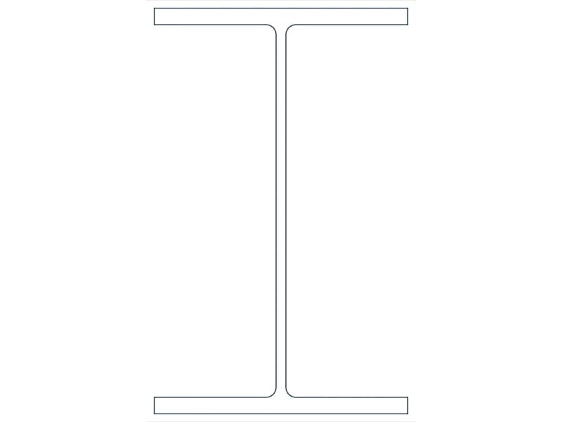 W16X67 Steel Section CAD block — line drawing preview of the DWG file