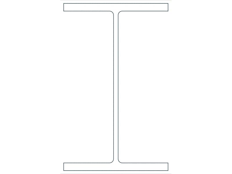 W16X77 Steel Section CAD block — line drawing preview of the DWG file