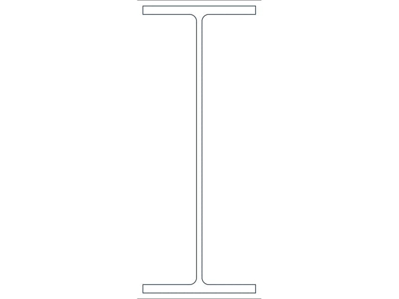 W21X62 Steel Section CAD block — line drawing preview of the DWG file