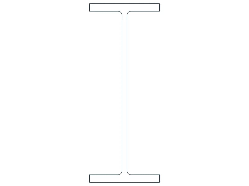 W21X93 Steel Section CAD block — line drawing preview of the DWG file