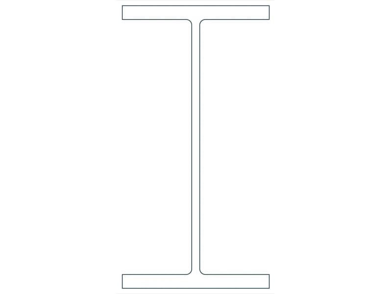 W24X162 Steel Section CAD block — line drawing preview of the DWG file