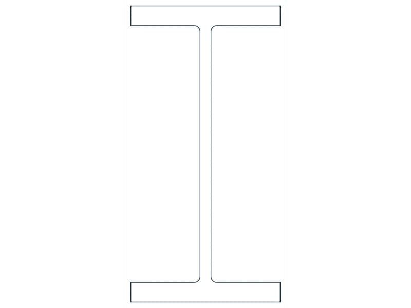 W24X229 Steel Section CAD block — line drawing preview of the DWG file