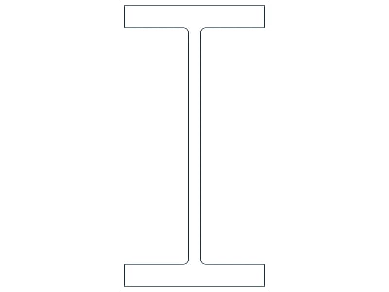 W24X279 Steel Section CAD block — line drawing preview of the DWG file