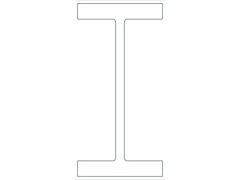 W24X335 Steel Section CAD block — line drawing preview of the DWG file