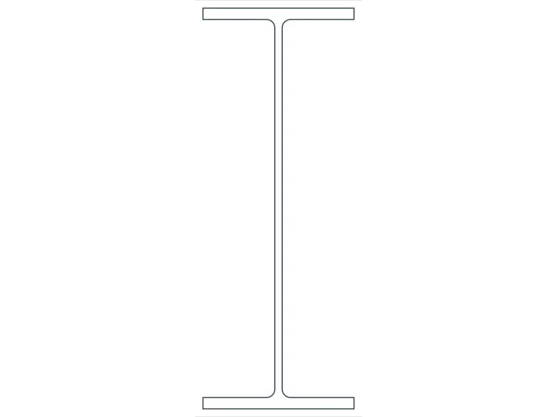 W24X76 Steel Section CAD block — line drawing preview of the DWG file