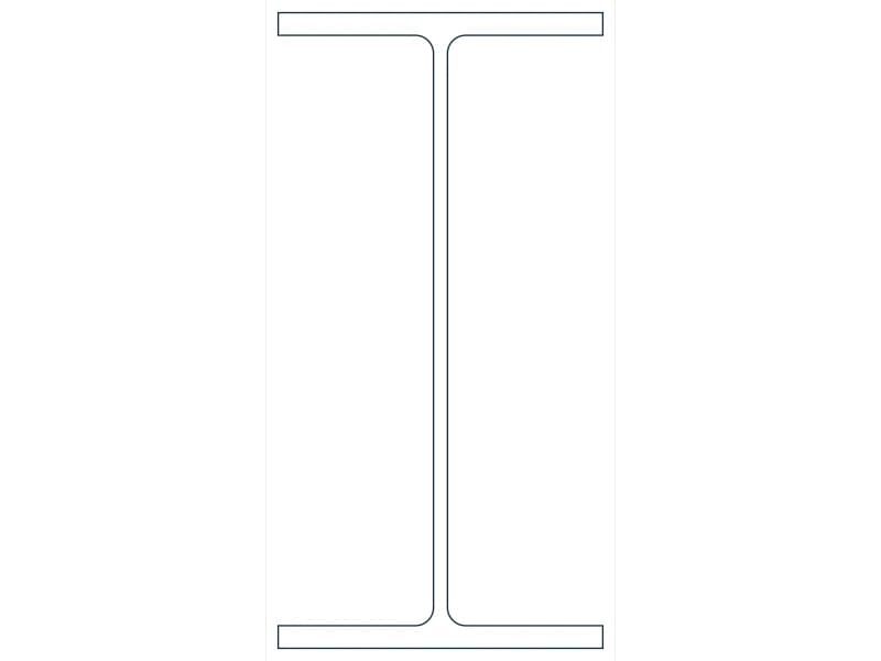 W27X146 Steel Section CAD block — line drawing preview of the DWG file