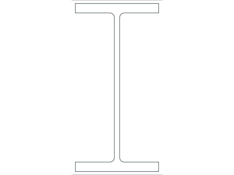 W27X235 Steel Section CAD block — line drawing preview of the DWG file