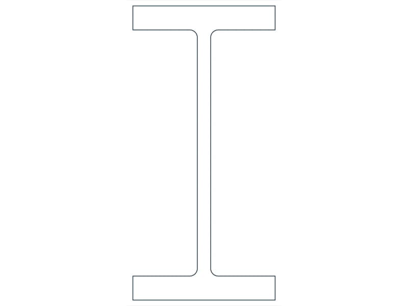W27X368 Steel Section CAD block — line drawing preview of the DWG file