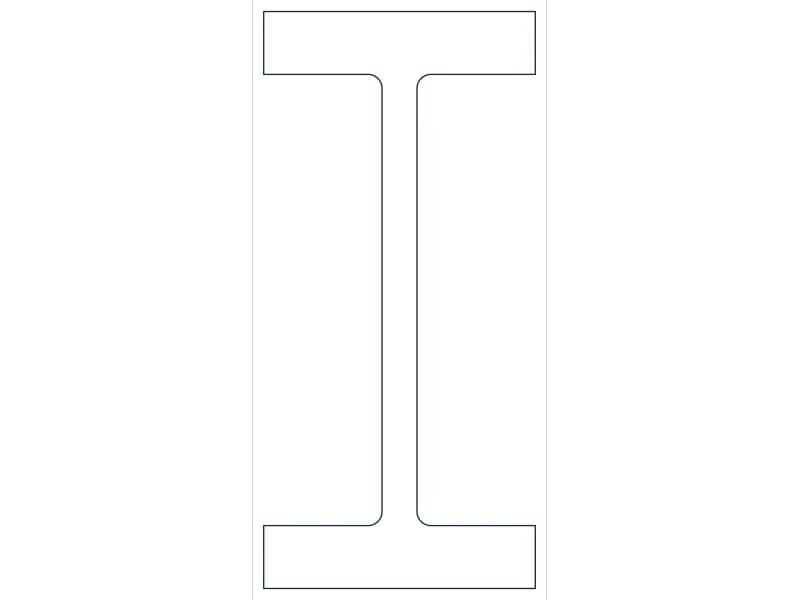 W27X539 Steel Section CAD block — line drawing preview of the DWG file