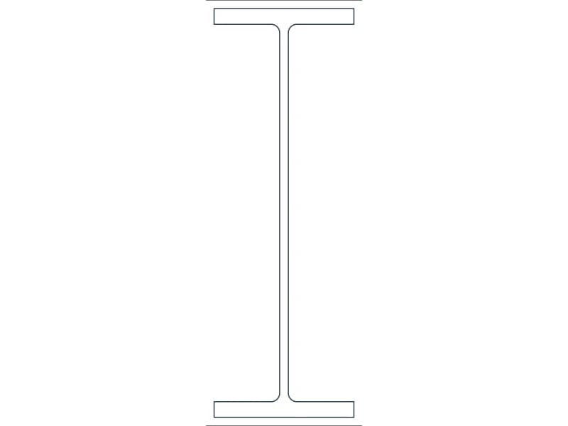 W30X148 Steel Section CAD block — line drawing preview of the DWG file