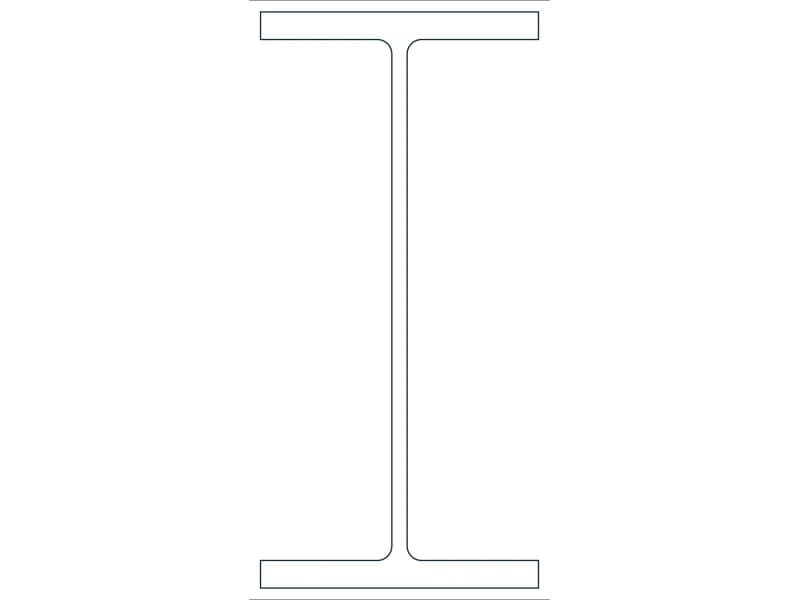 W30X235 Steel Section CAD block — line drawing preview of the DWG file
