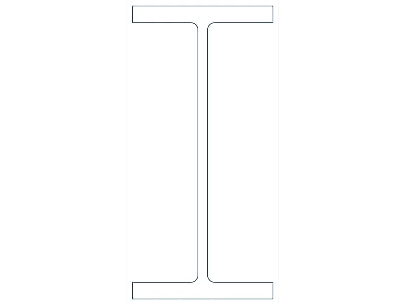 W30X292 Steel Section CAD block — line drawing preview of the DWG file