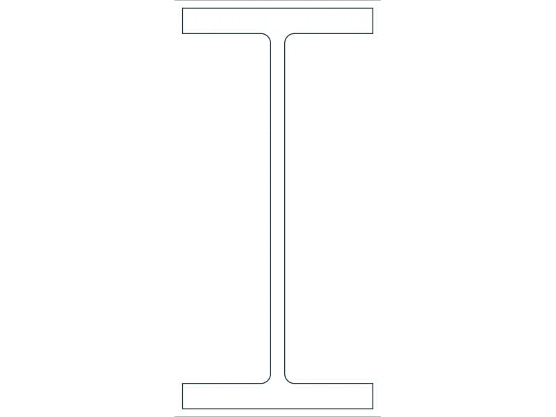 W30X326 Steel Section CAD block — line drawing preview of the DWG file